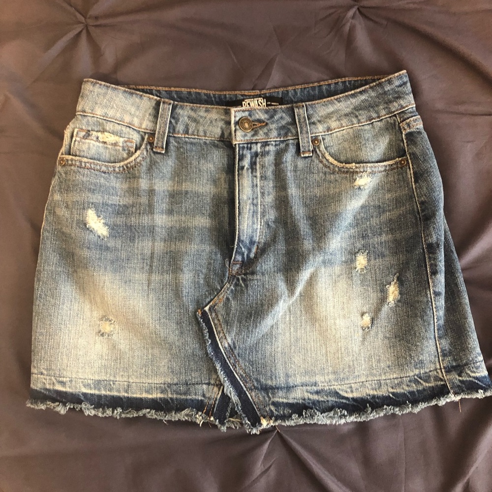 jean skirt